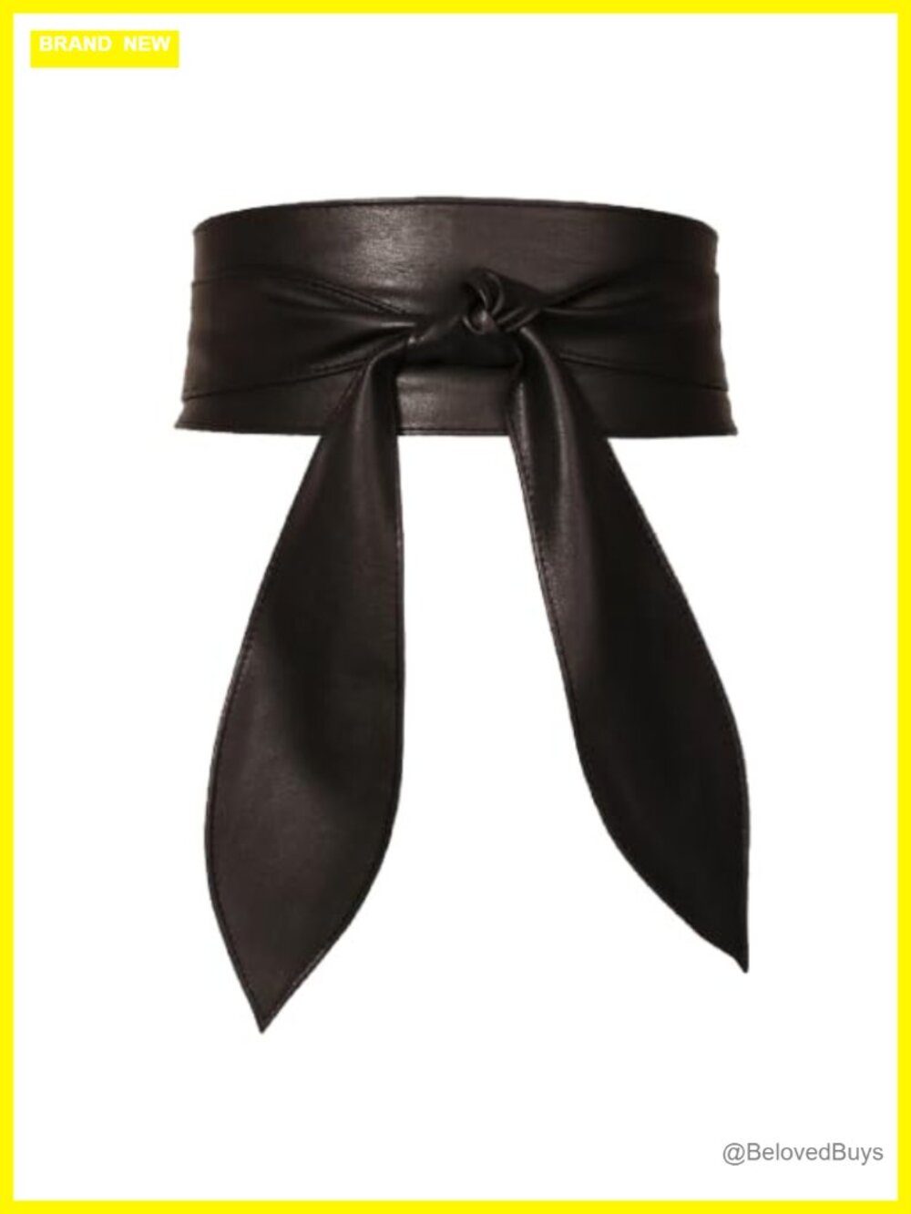Women's Wide Waistband Knotted Obi Belt Faux Leather Wrap Cinch Waist Belt
